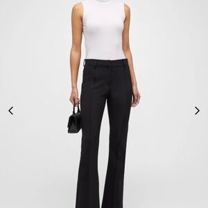 Veronica Beard NWT Black Hibiscus Flared Pants $450 - size 10